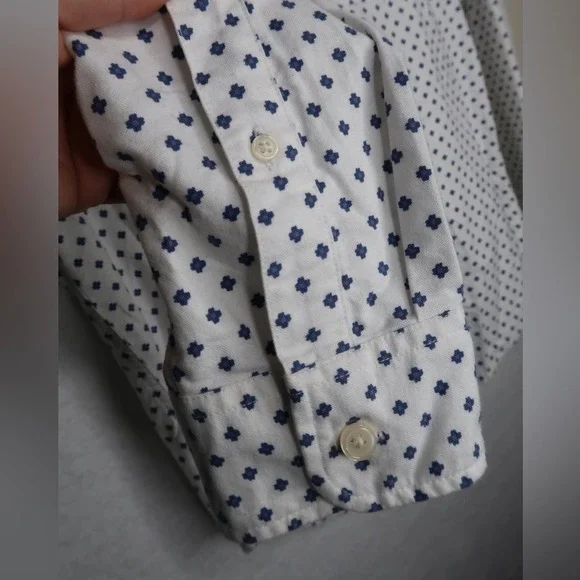 Abercrombie and Fitch Men's Button Down Long Sleeve Shirt Sz XL Formal Office - Picture 9 of 11